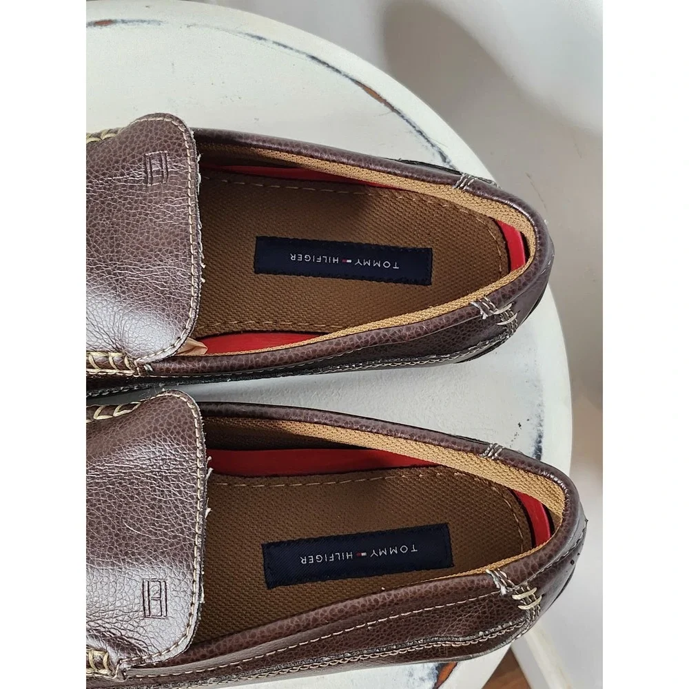 Tommy Hilfiger Mens Dathan Brown Loafer 9‎
